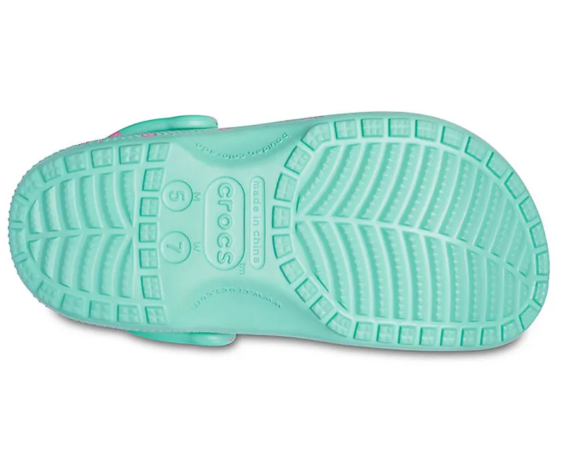 Crocs Classic Vacay Vibes Clog in Flamingo-4