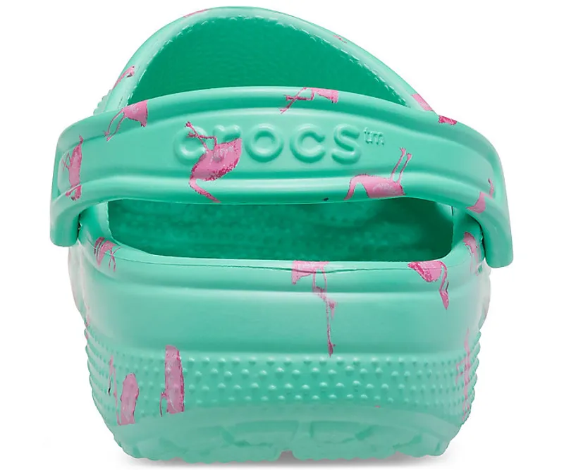 Crocs Classic Vacay Vibes Clog in Flamingo-3