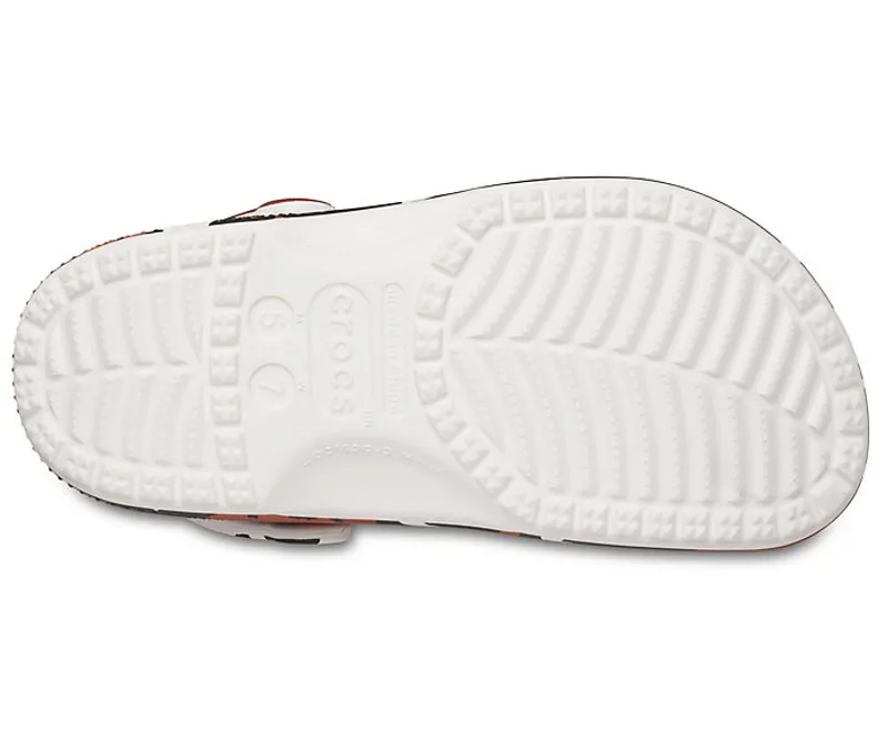 Crocs Classic Animal Print Clogs in Cow Print -4