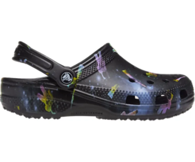 Crocs Classic Out of This World Crocs Kids in Black-1