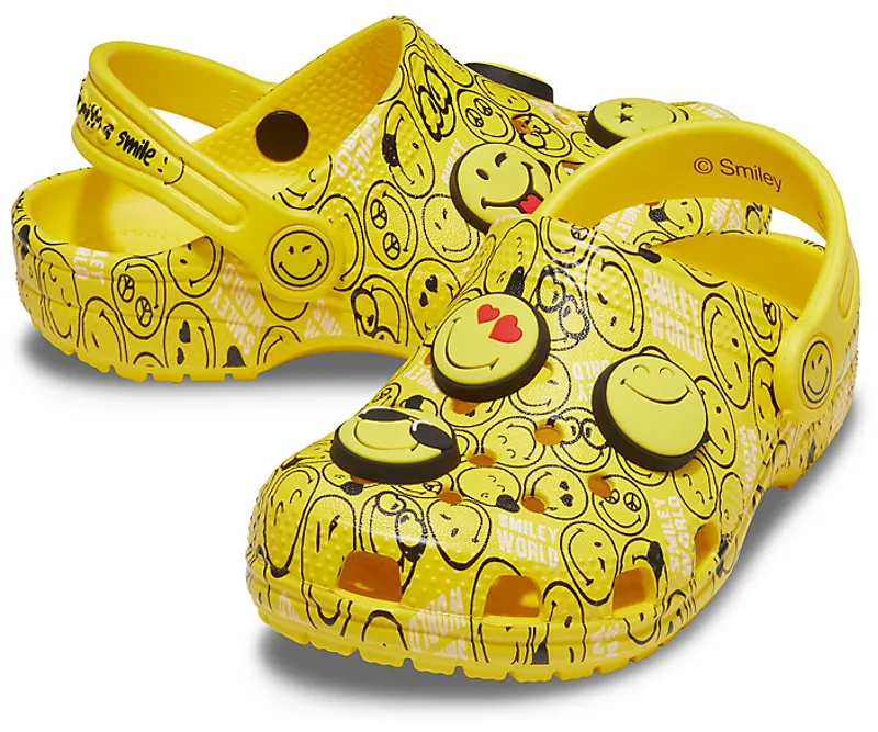 Crocs Classic Clog kids in Smiley faces-2