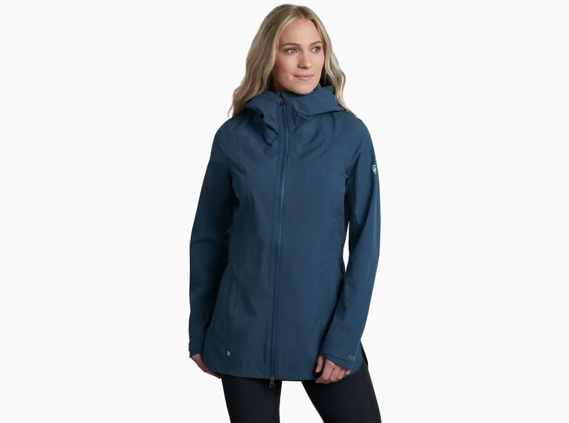 Kuhl Stretch Voyagr Waterproof Jacket W in Slate Blue