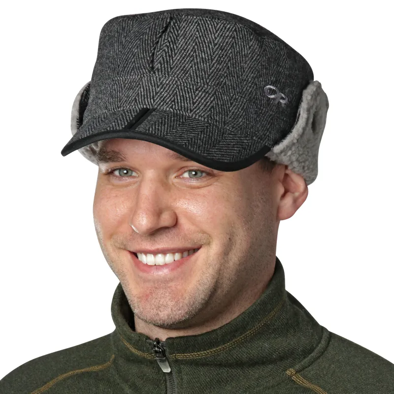 Outdoor Research Yukon Cap in Charcoal/Herringbone-2