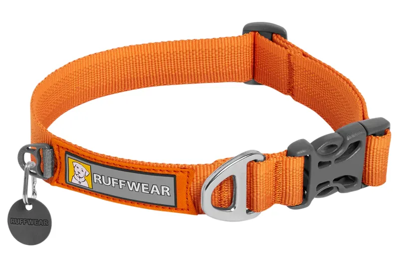 Ruffwear Front Range Collar in Campfire Orange