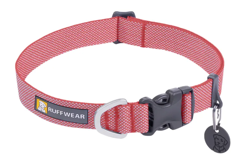 Ruffwear Hi and Light Collar in Salmon Pink