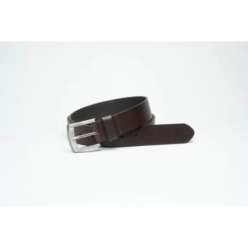 Charles Smith 35mm Harness Leather Belt in Dark Brown-2