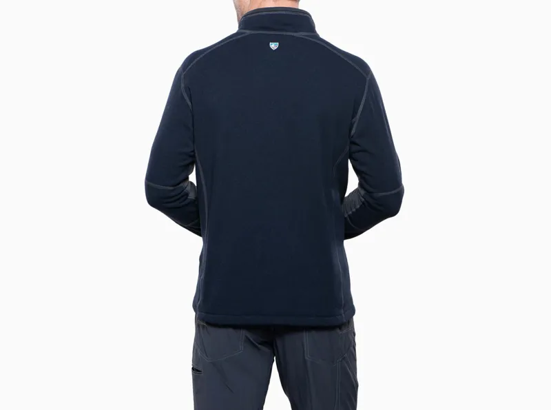 Kuhl Revel 1/4 zip Sweater Mens in Mutiny Blue/Steel-3