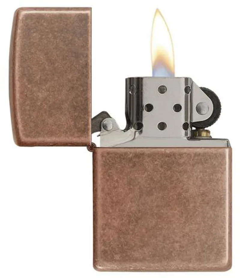 Zippo Antique copper Lighter-1