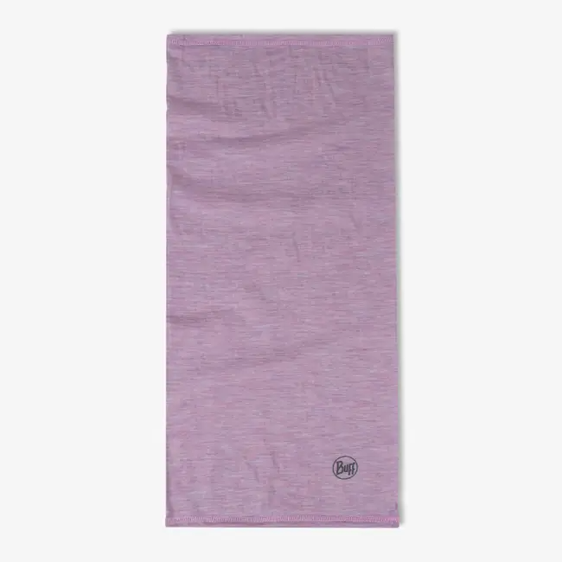 Buff Lightweight Merino Neck Tube in Solid Pansy -1