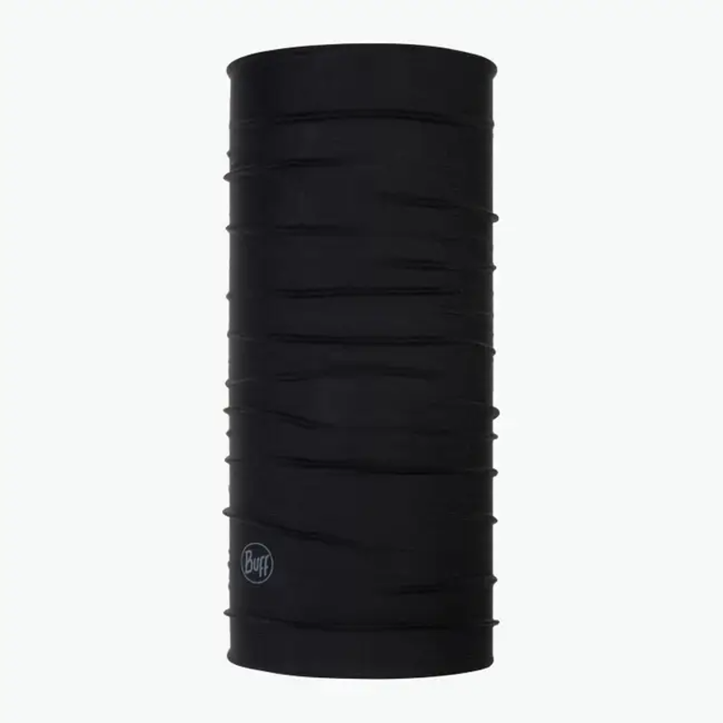 Buff Coolnet UV Neck Tube in Solid Black-1