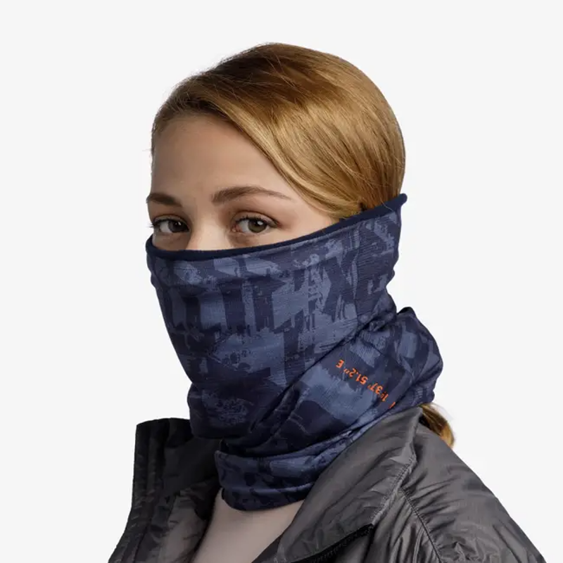 Buff Polar Reversible Neck Tube in Gon Denim-2