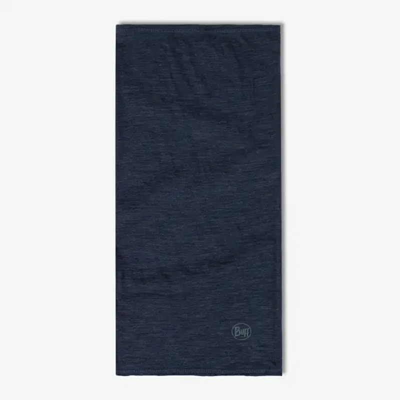 Buff Lightweight Merino Neck Tube in Solid Night Blue-1
