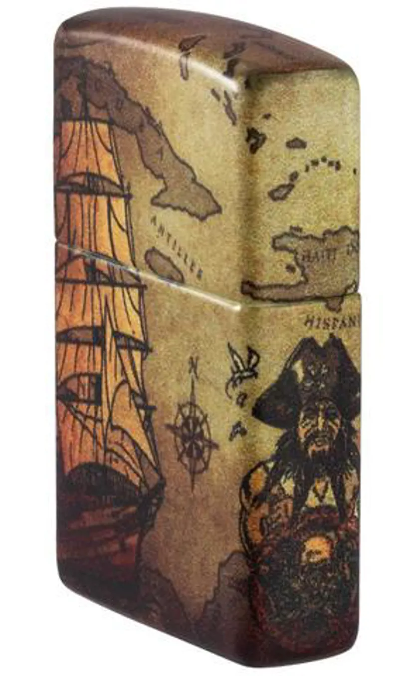 Zippo Pirate Ship design Lighter -1