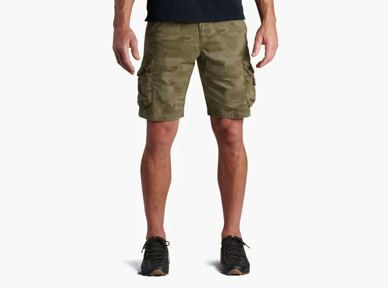 Kuhl Ambush Cargo Shorts Mens in Green Camo