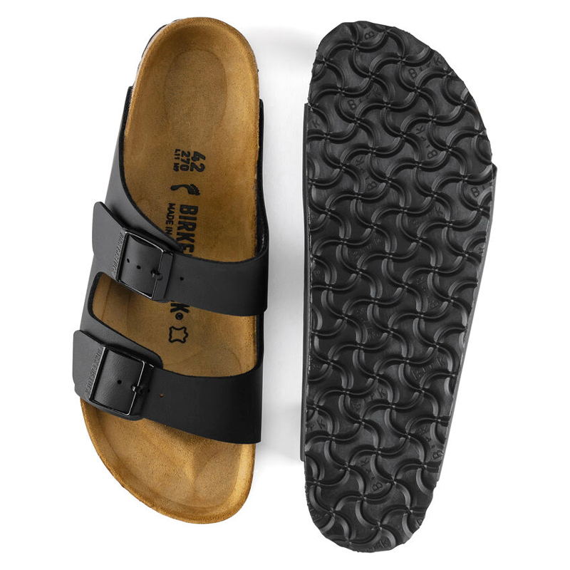 Birkenstock Arizona Birko-Flor Narrow in Black-7