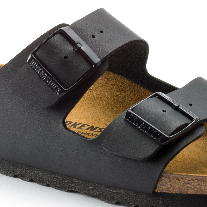 Birkenstock Arizona Birko-Flor Narrow in Black-5