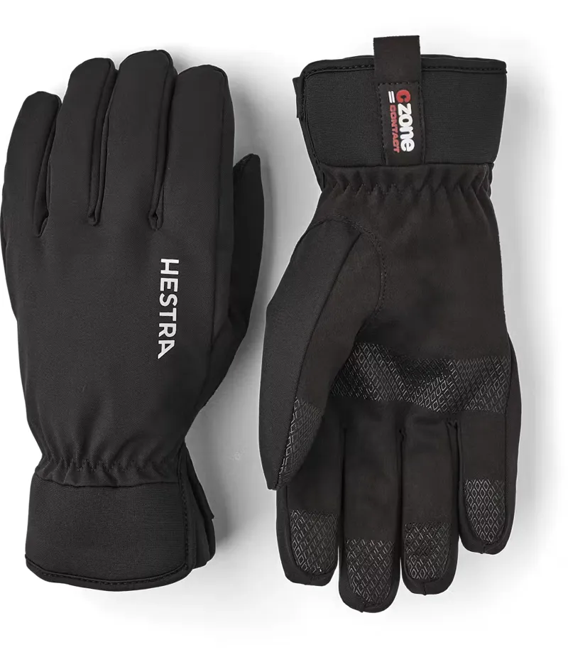 Hestra CZone Contact Glove 5 Finger in Black