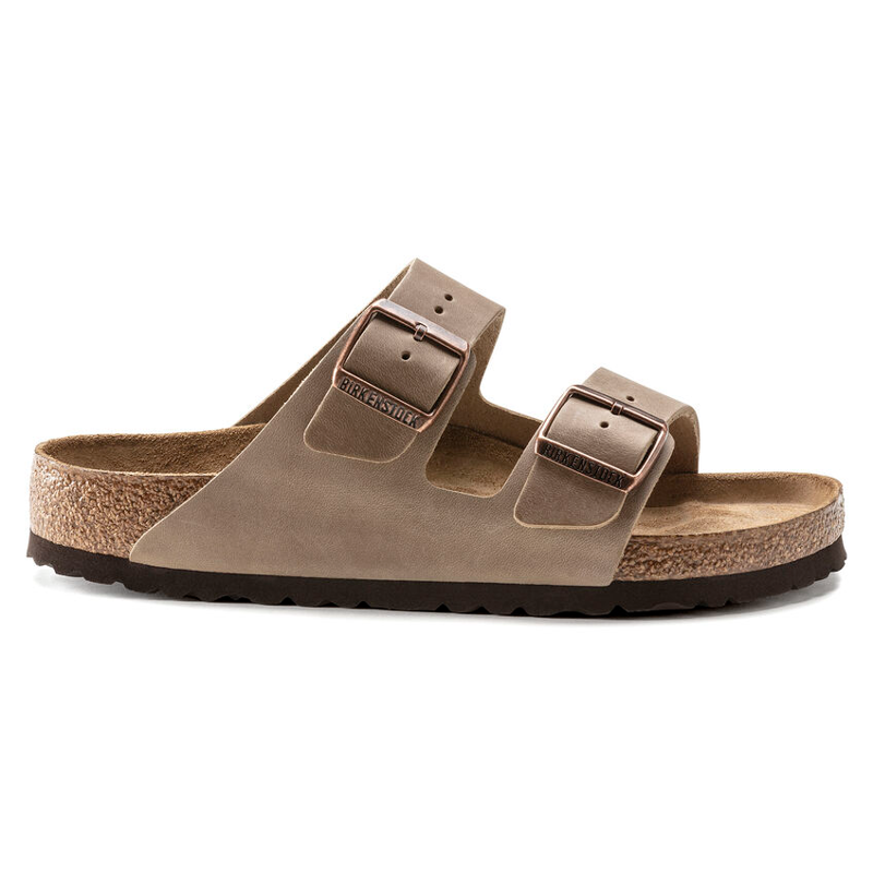 Birkenstock Arizona Oiled Leather Sandal in Tabacco Brown-2