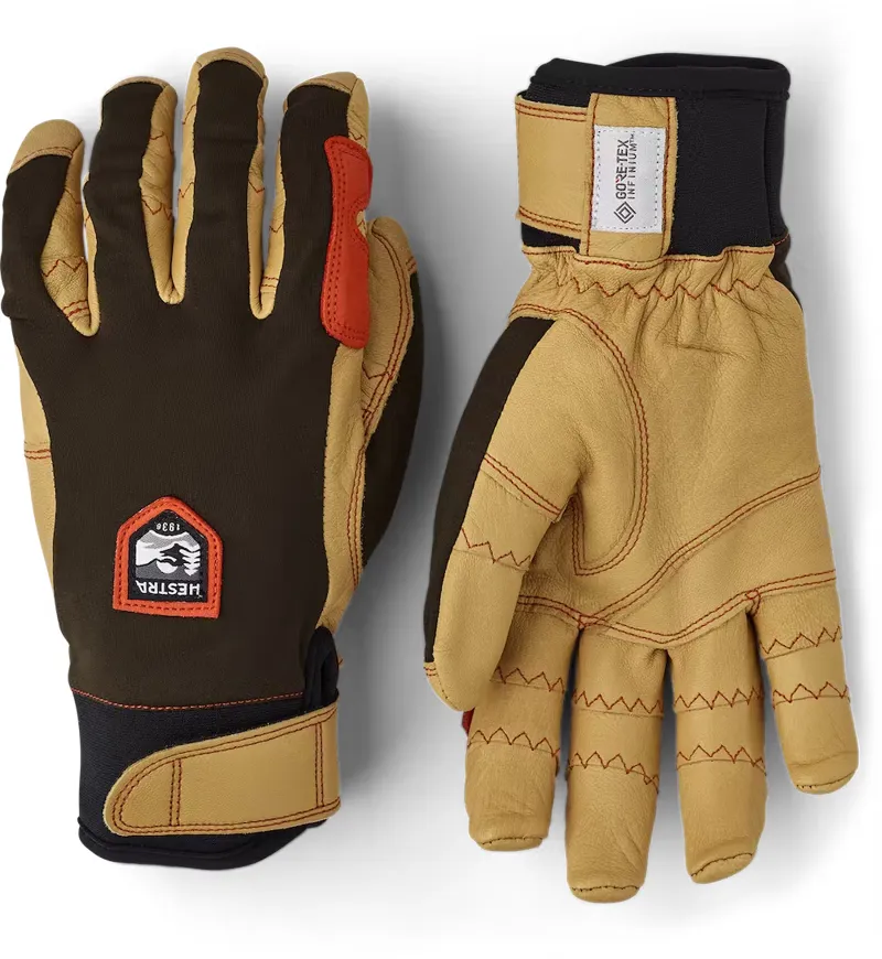 Hestra Ergo Grip Active Glove in Dark forest / Natural brown