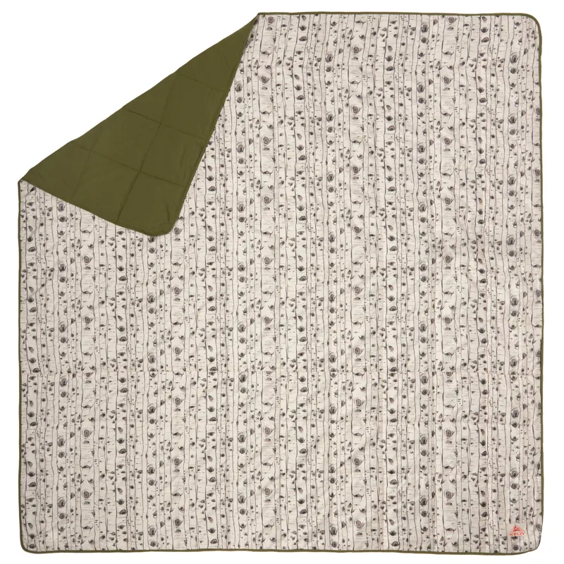 Kelty Biggie Blanket in Winter Moss/Aspen Eyes