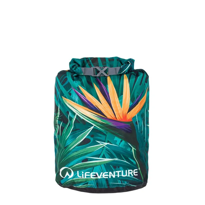 Lifeventure Printed Dry bag 5L in Tropical