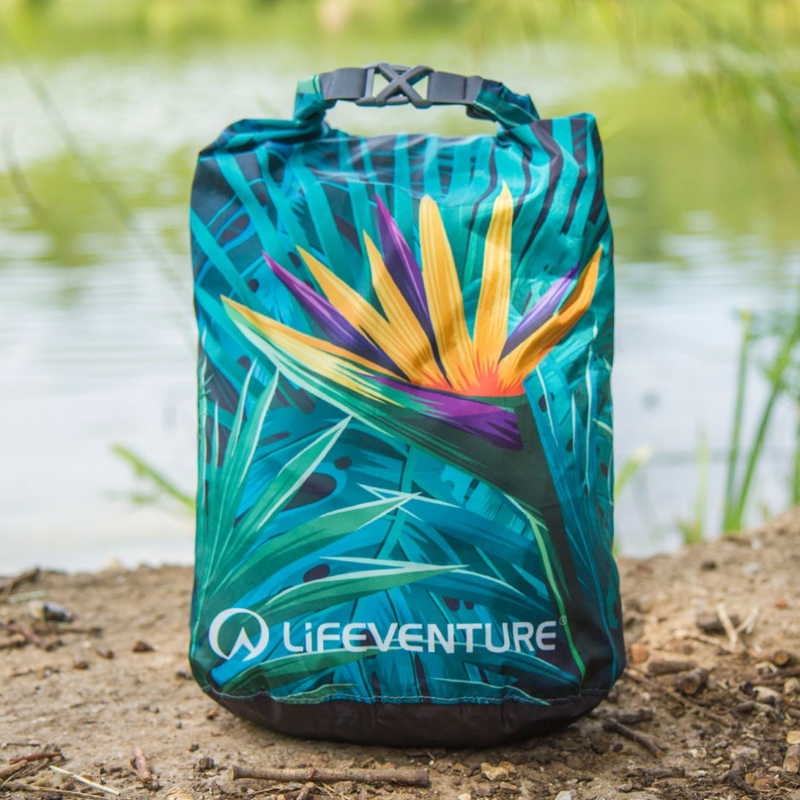 Lifeventure Printed Dry bag 5L in Tropical-1