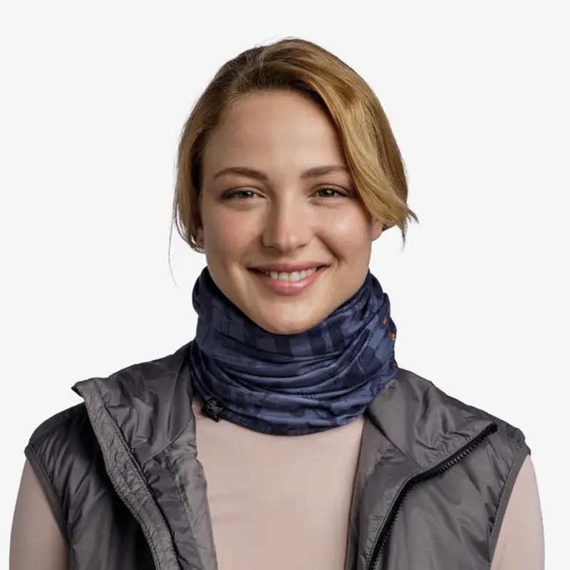 Buff Polar Reversible Neck Tube in Gon Denim-3