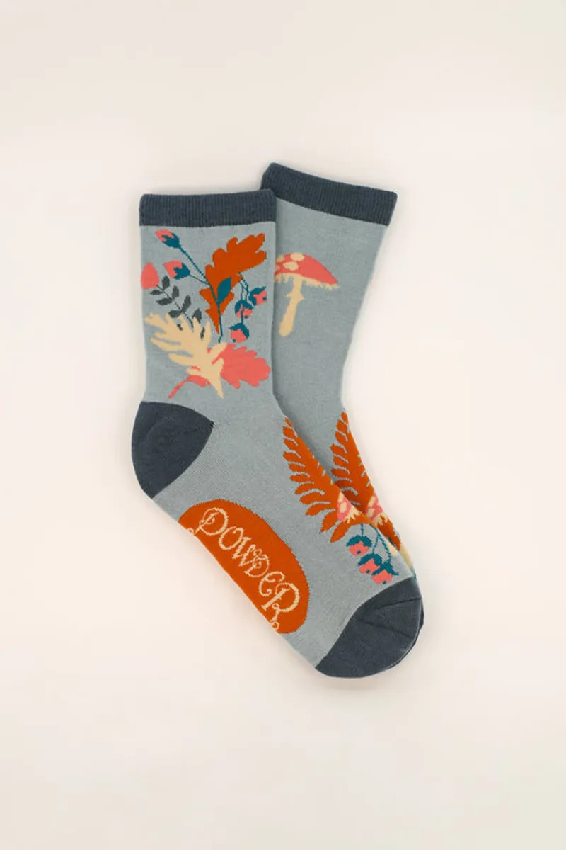 Powder Foraging Socks Womens in Ice