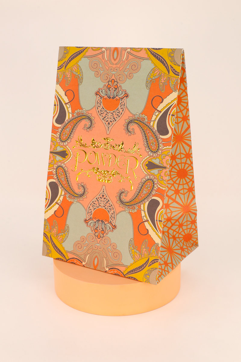 Powder Fair Isle Star Boot Socks in Mustard/Damson-2