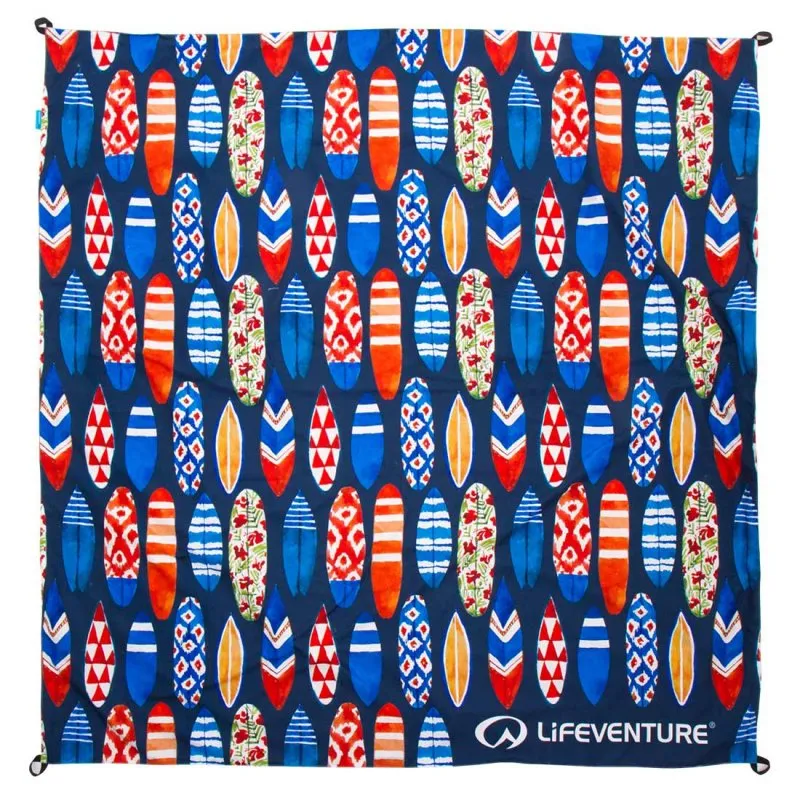 Lifeventure Picnic Blanket in Surfboard Print-3