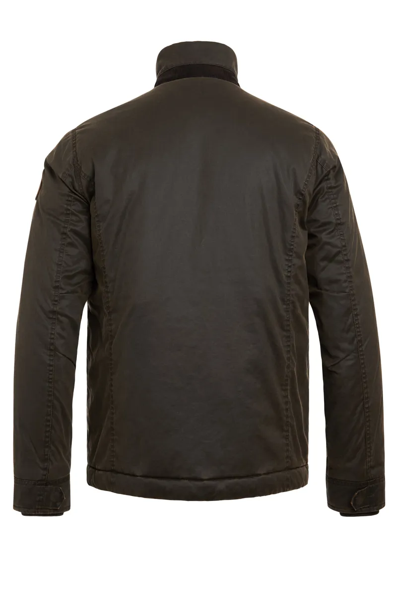 Weirdfish Seabrook Jacket Mens in Bark-5