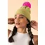 Powder Ingrid Bobble Hat in Lime/Fuchsia