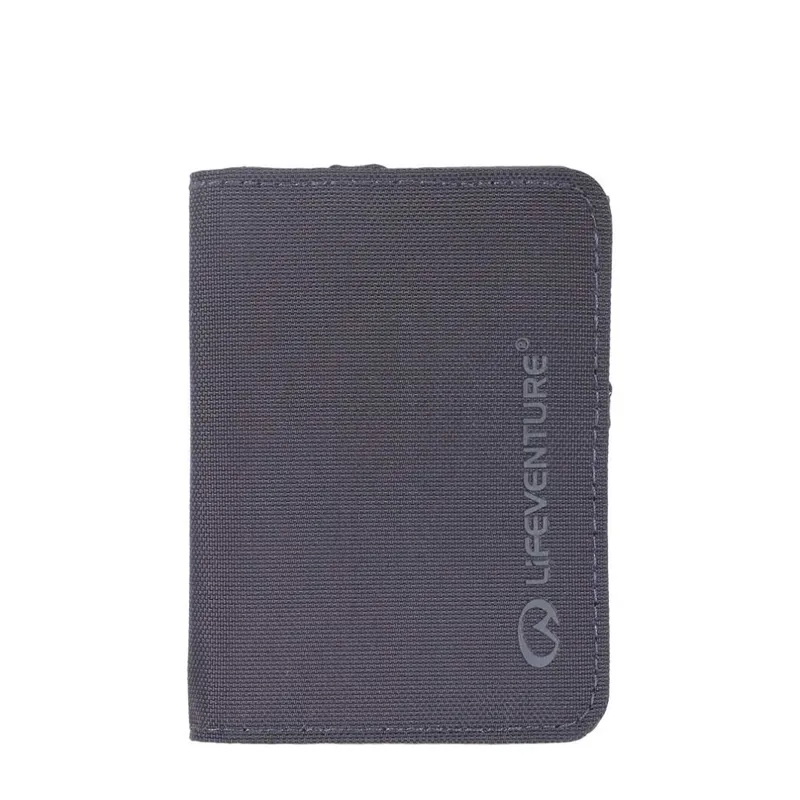 Lifeventure RFID Recycled  Card Wallet in Navy Blue