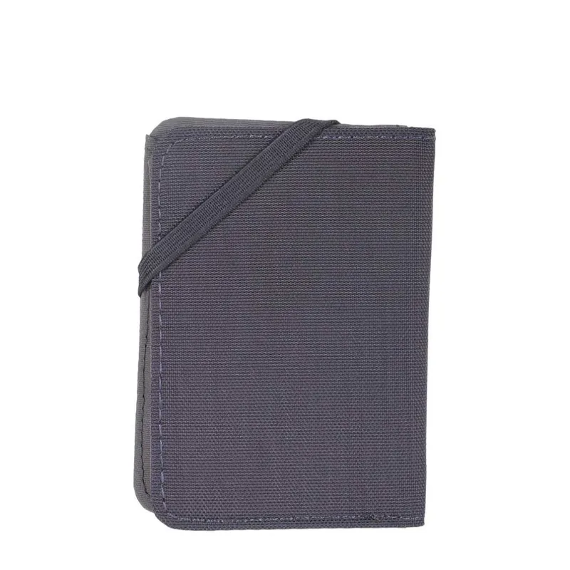 Lifeventure RFID Recycled  Card Wallet in Navy Blue-1