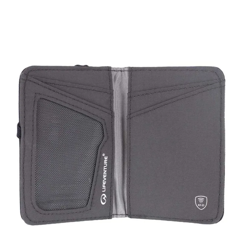 Lifeventure RFID Recycled Card Wallet in Olive-2