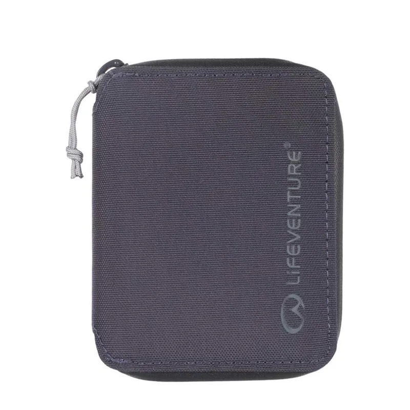 Lifeventure RFID Recycled Bi-Fold Wallet in Navy Blue