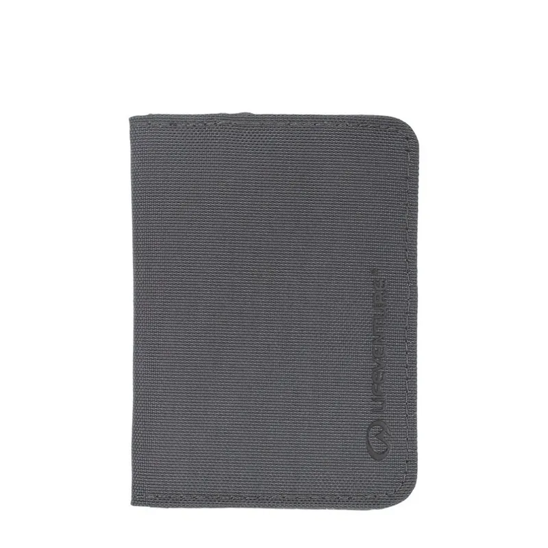 Lifeventure RFID Recycled Card Wallet in Grey