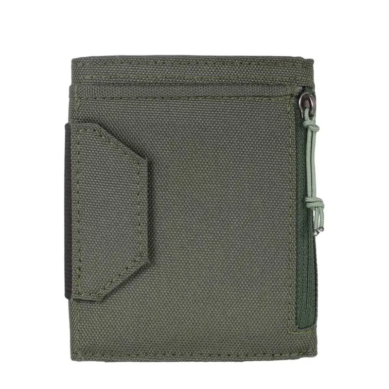 Lifeventure RFID Recycled Wallet in Olive-1