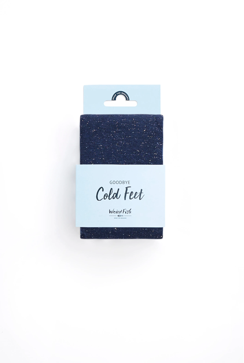 Weirdfish Crissy Sparkle tights Womens in Navy-1