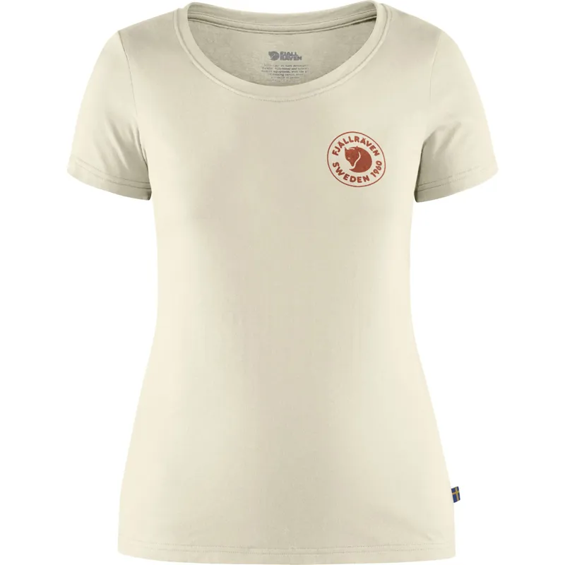 Fjallraven Women's 1960 Logo T-Shirt in Chalk White