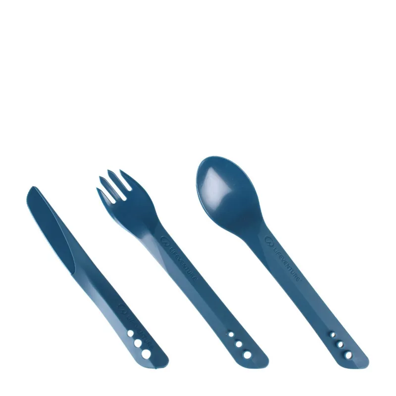 Lifeventure Ellipse Cutlery Set in Navy