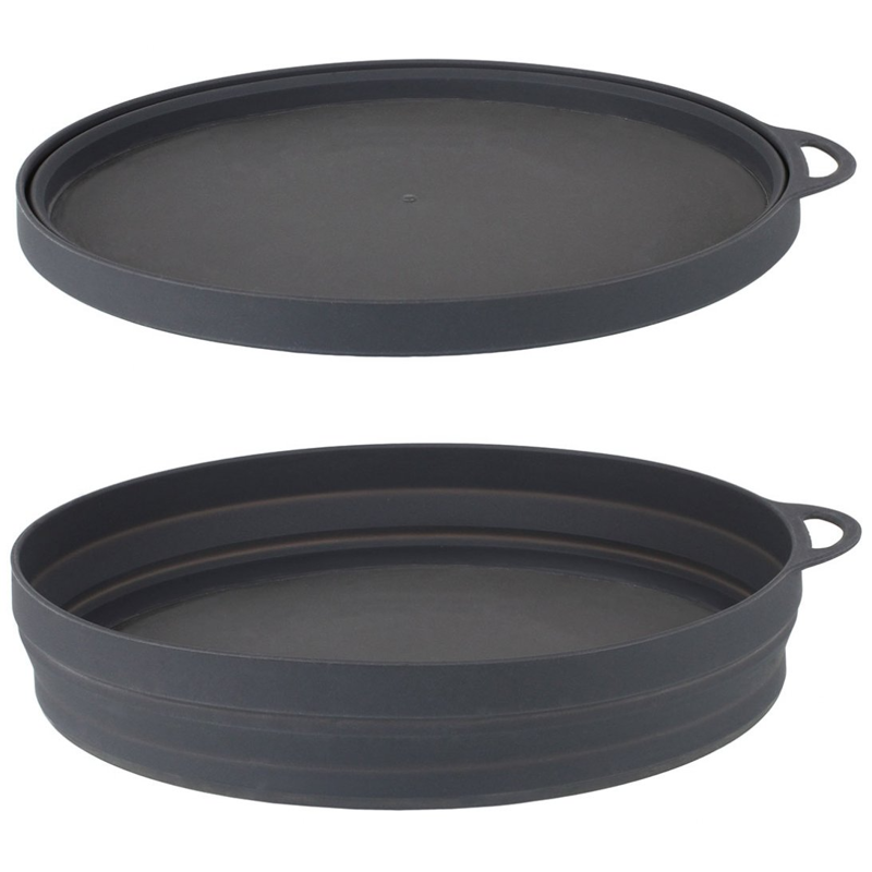 Lifeventure Ellipse Flexi Plate in Graphite-1