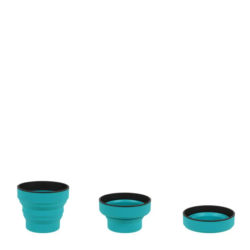 Lifeventure Silicone Ellipse FlexiMug in Teal-1