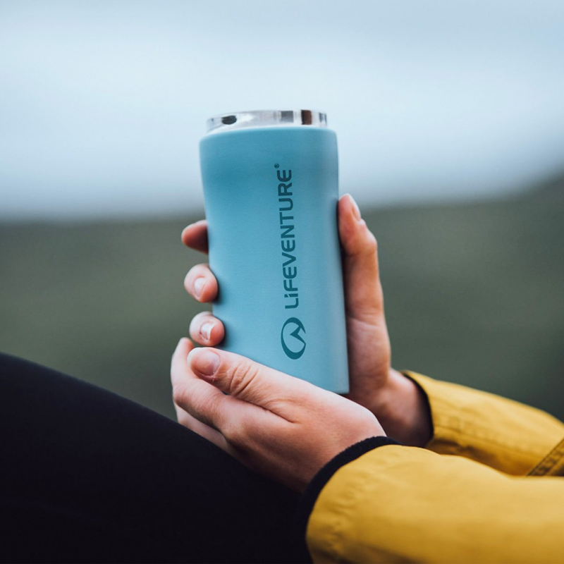 Lifeventure Thermal Mug 300ml in Matt Ice Blue-4