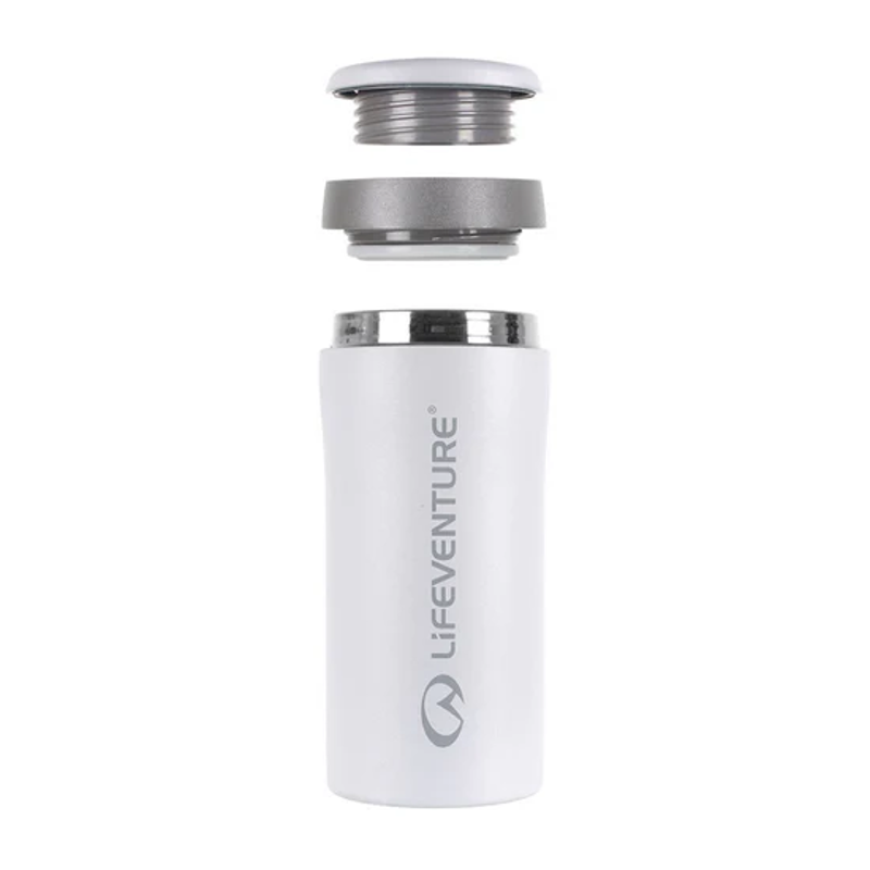 Lifeventure Thermal Mug 300ml in Matt Light Grey-2