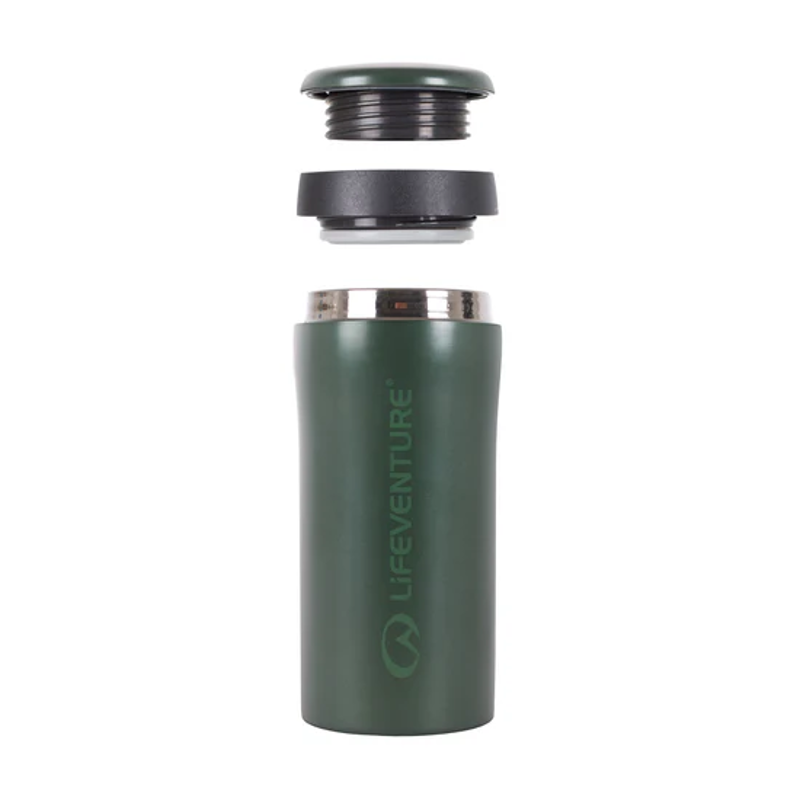Lifeventure Thermal Mug 300ml in Metallic Green-2