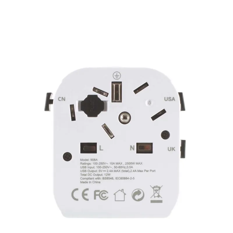 Lifeventure USB UK-World Travel Adapter-3