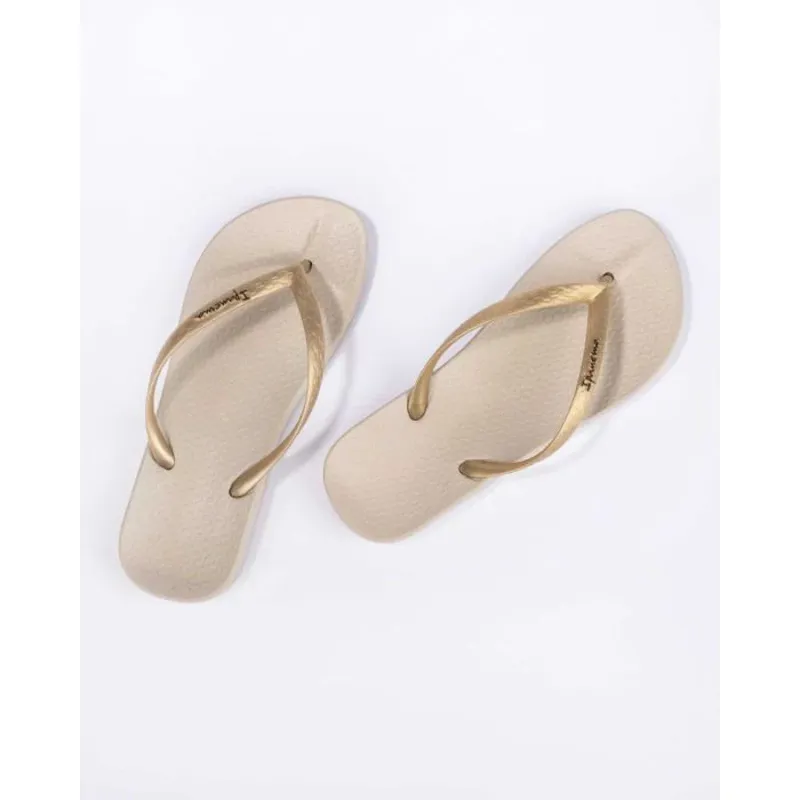 Ipanema Anatomica Tan 21 Flip Flops Womens in Gold