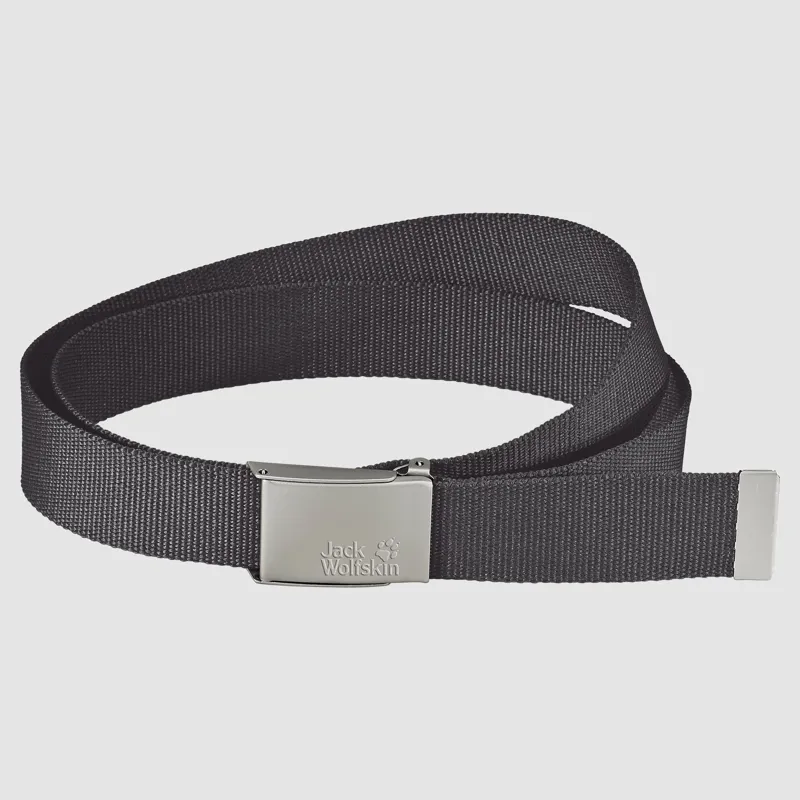 Jack Wolfskin Webbing Belt Wide In Steel