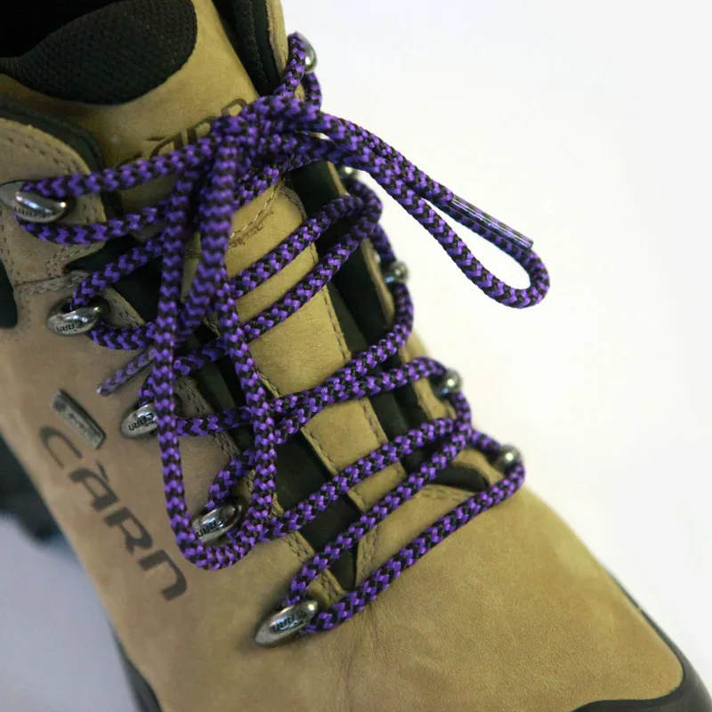 Shoe string laces 150 cm in Purple/Black-1